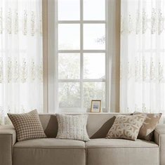 Fransè rétro lou-devwa twal gaz brode